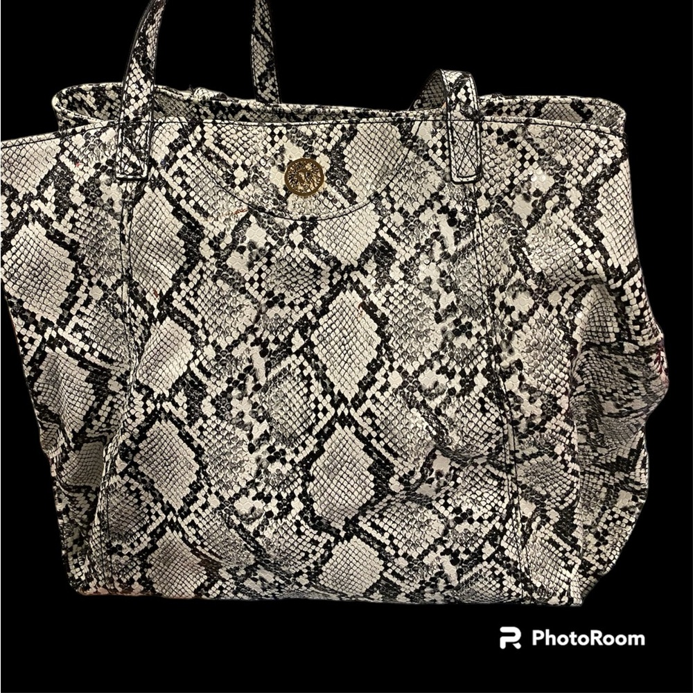 Anne Klein Tote; EUC; Snake Skin Appearance